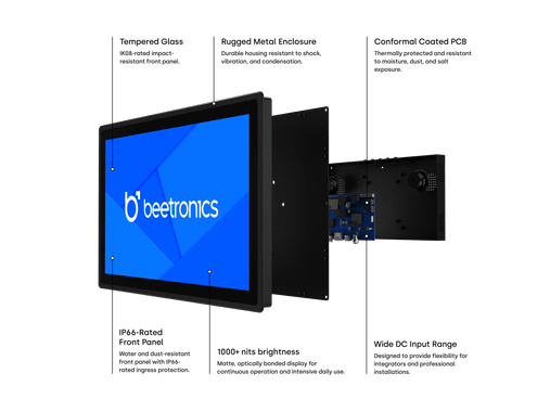 10 Inch Touchscreen Metal (High Brightness)