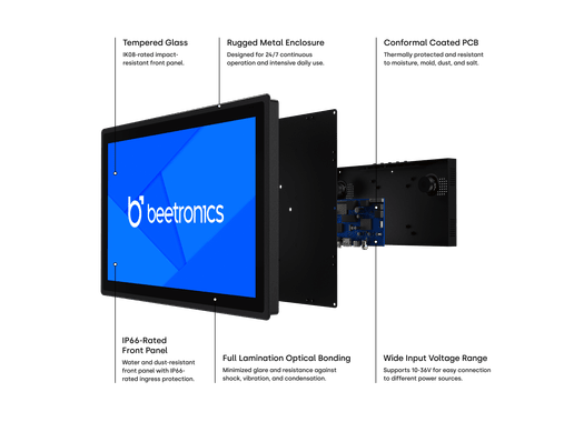 27 Inch Touchscreen Metal (High Brightness)